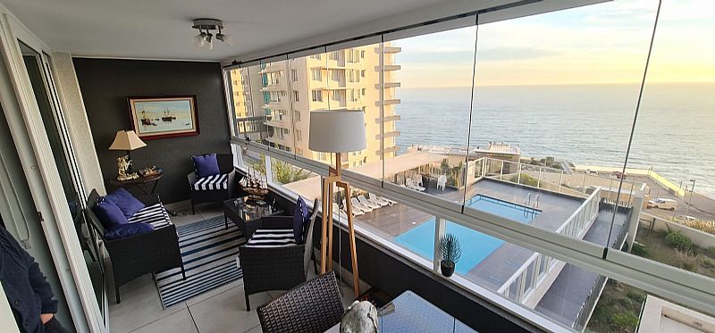 VENDE DEPARTAMENTO 2D2B ESTILO MARIPOSA VISTA AL MAR