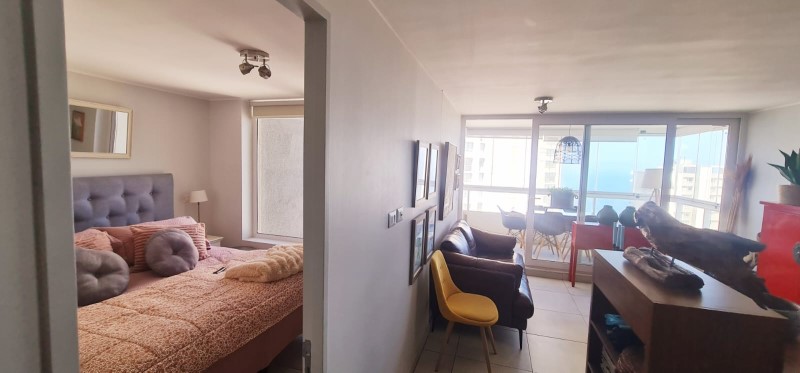 SE ARRIENDA DPTO 2D2B VISTA AL MAR RE�ACA NORTE