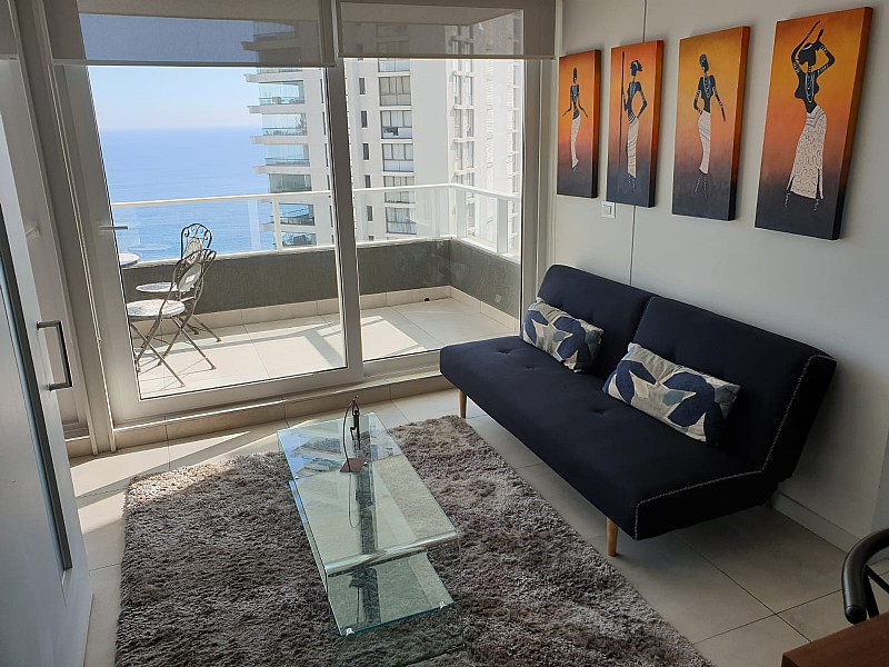 ARRIENDO 2D2B AMOBLADO EDMUNDO ELUCHANDS TERRAZA CERRADA